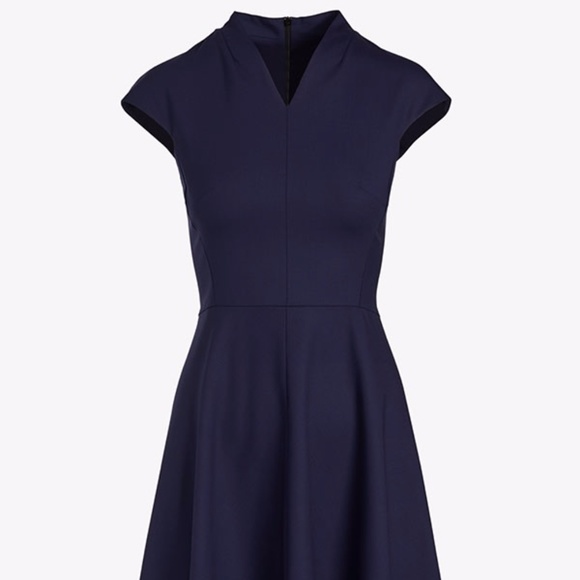 MM Lafleur The Ruth Dress Deep Indigo Size 10 - Picture 4 of 4